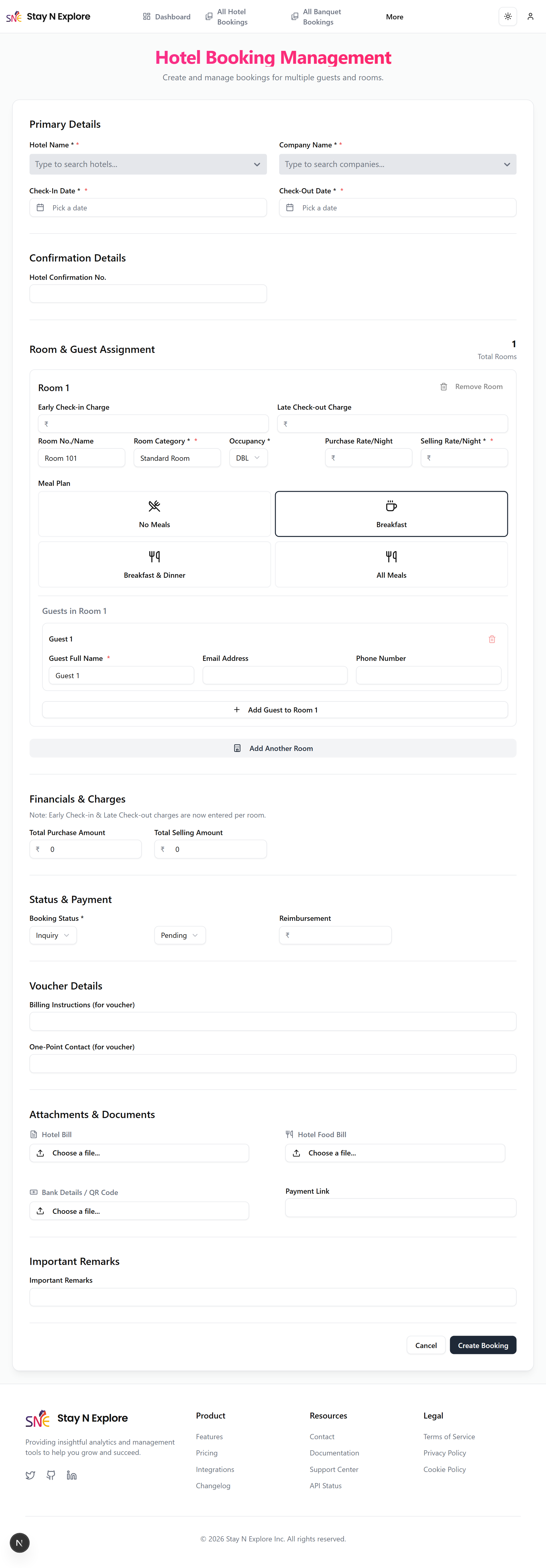 Hotel Booking Management